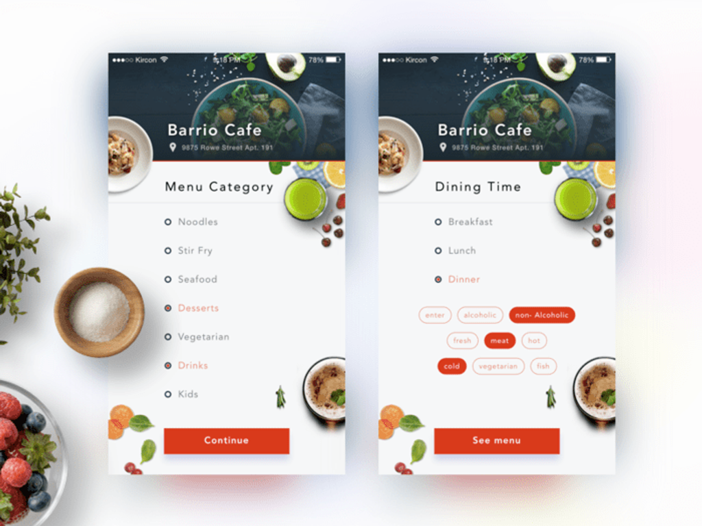 Filters help make the searching process in restaurant apps more accurate