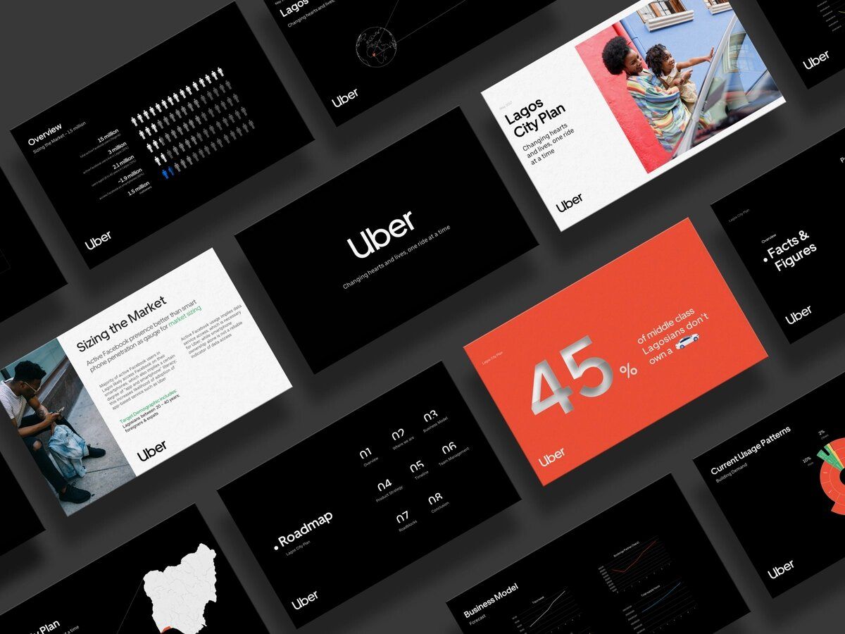 Even Uber needed pitch deck for raising capital to expand Lagos (*image by [Sanmi Ibitoye](https://dribbble.com/SanmiSway){ rel="nofollow" target="_blank" .default-md}*)