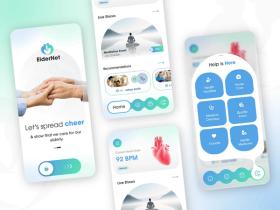Example of elderly care app development