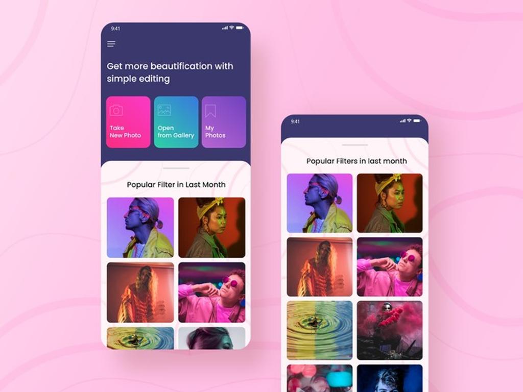 Interactions are the heart of the social photo editing app 