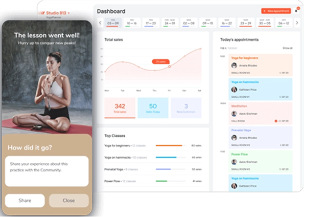 Example of the personalized health protocol app