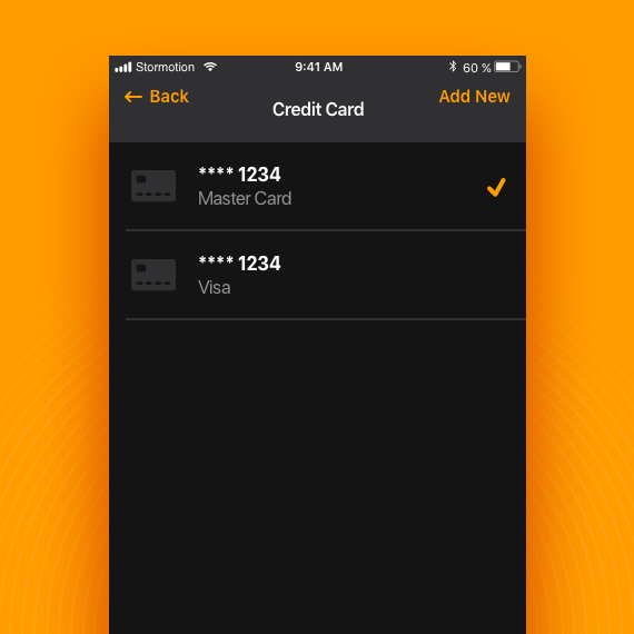 The app supports the ability to link the card to your profile
