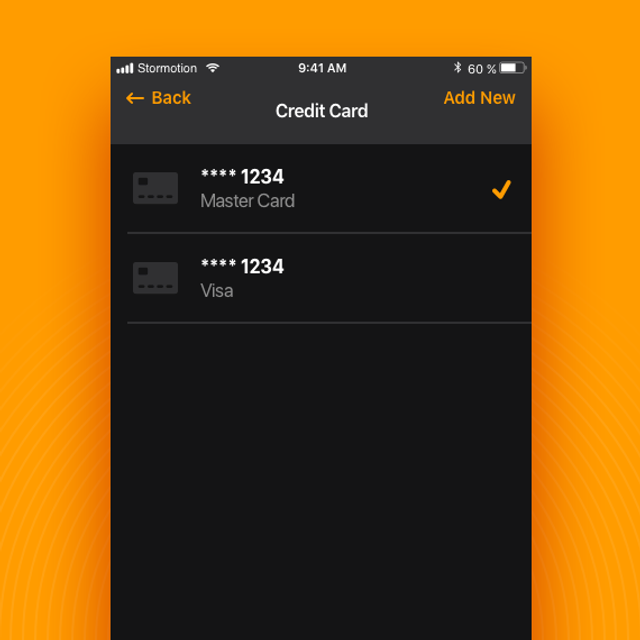 The app supports the ability to link the card to your profile