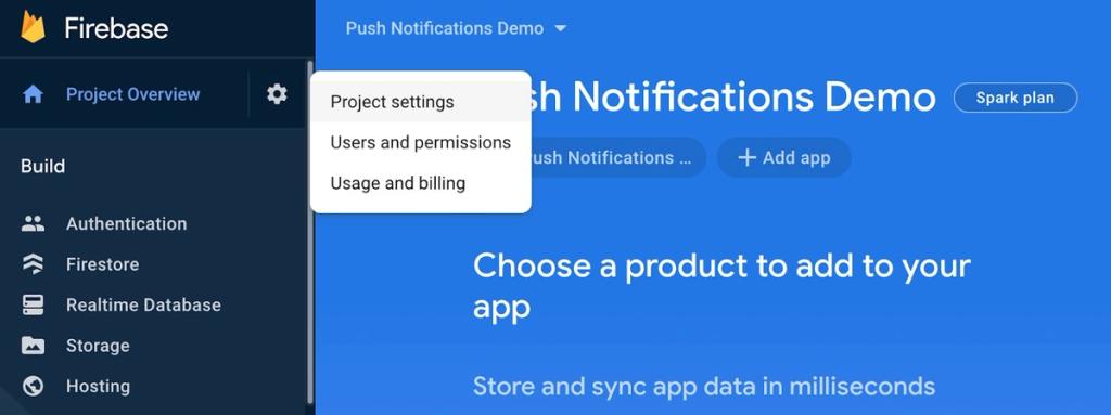 Firebase Server Key Obtaining
