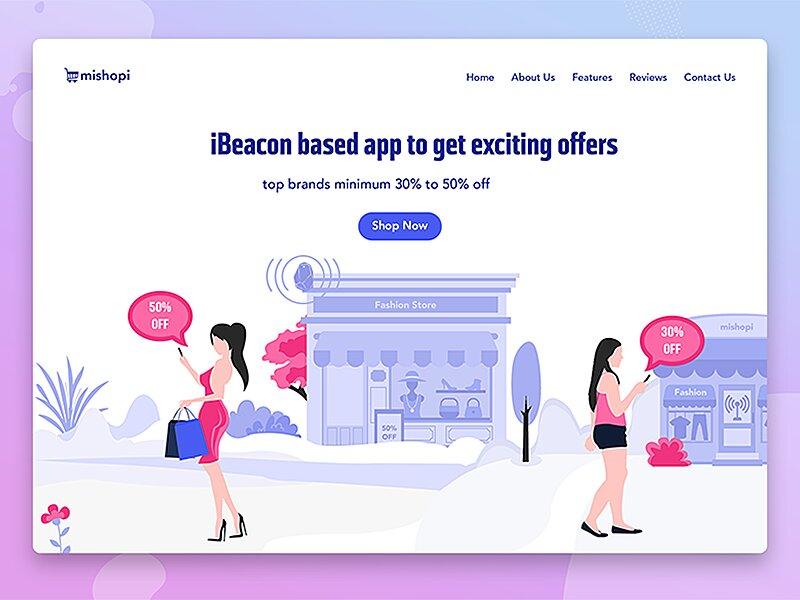 Notifications created by beacons’ continuous signal transmissions