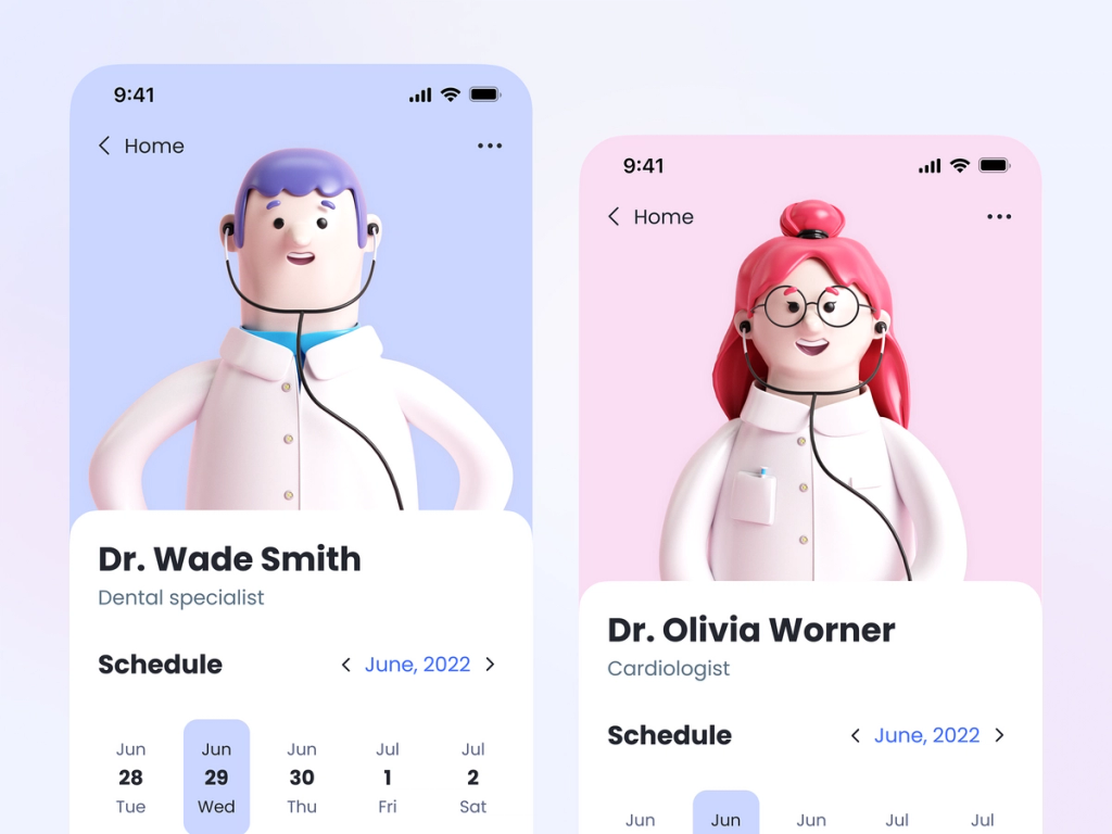 An example of the online therapy app