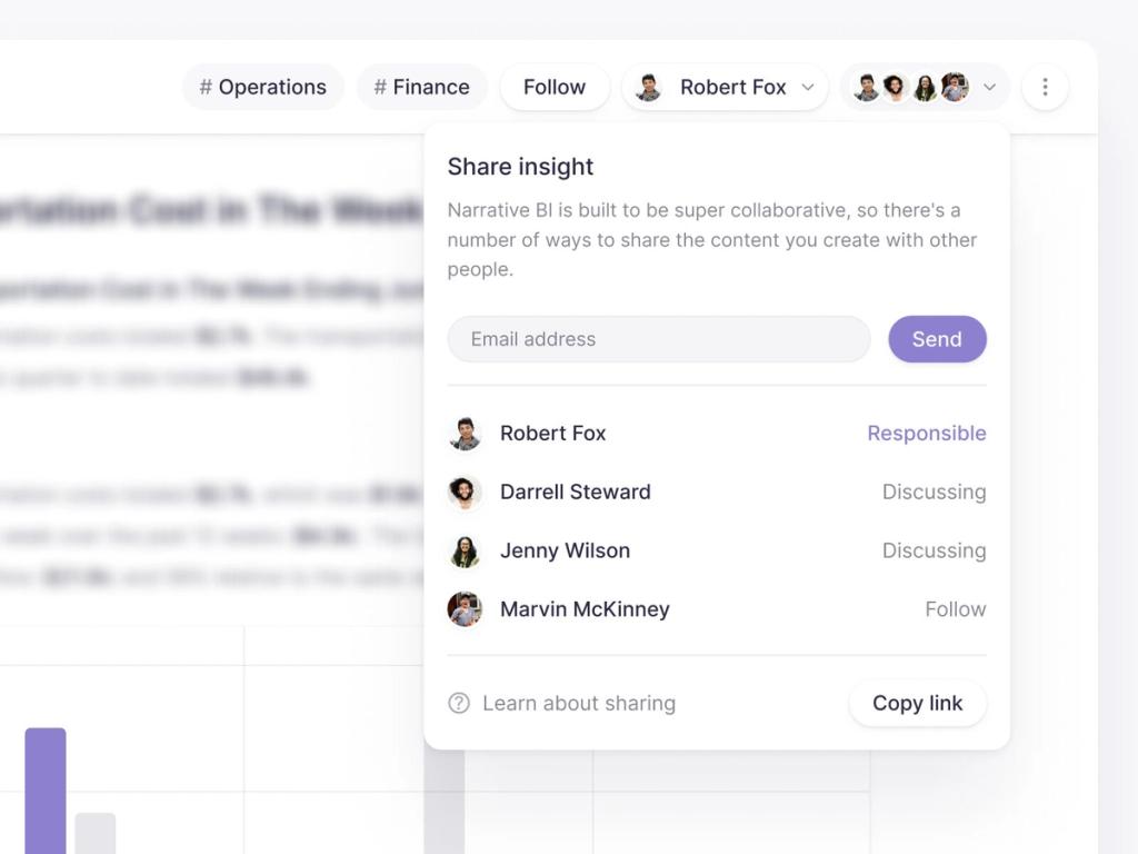 Collaborative CRM example