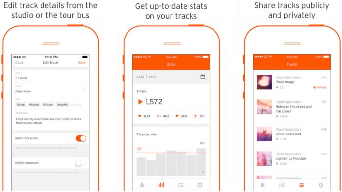 The SoundCloud Pulse app