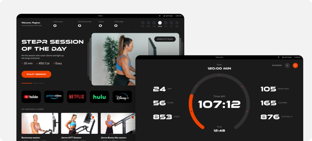 Stepr app developed by Stormotion
