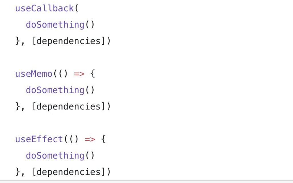 Functional components that cause repetitive calculation can be fixed by using react hooks (*image by [Hackages Blog](https://blog.hackages.io/react-hooks-usecallback-and-usememo-8d5bb2b67231){ rel="nofollow" target="_blank" .default-md}*)