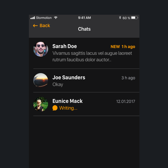 The Chat Features is equally important to both artists and event managers