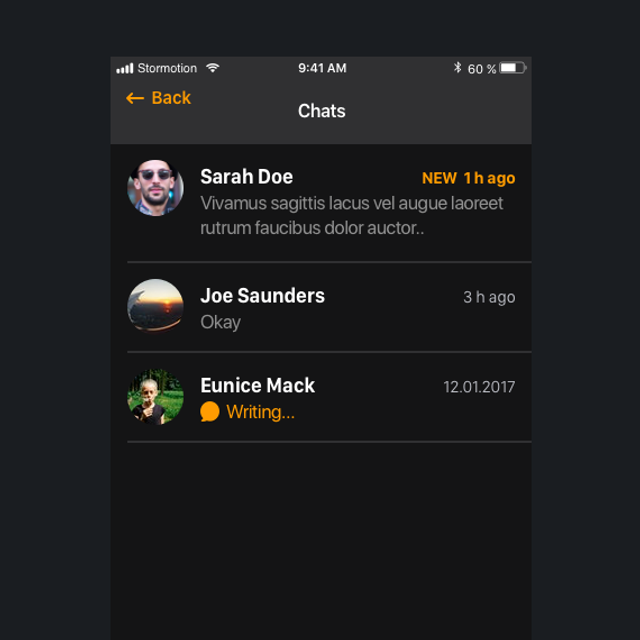 The Chat Features is equally important to both artists and event managers