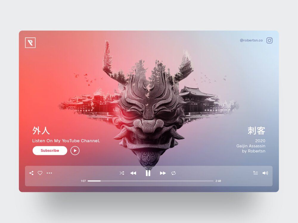 To create a streaming site, consider offering marketing services as an additional revenue source (*image by [Rob Robertson](https://dribbble.com/rob_robertson){ rel="nofollow" target="_blank" .default-md}*)