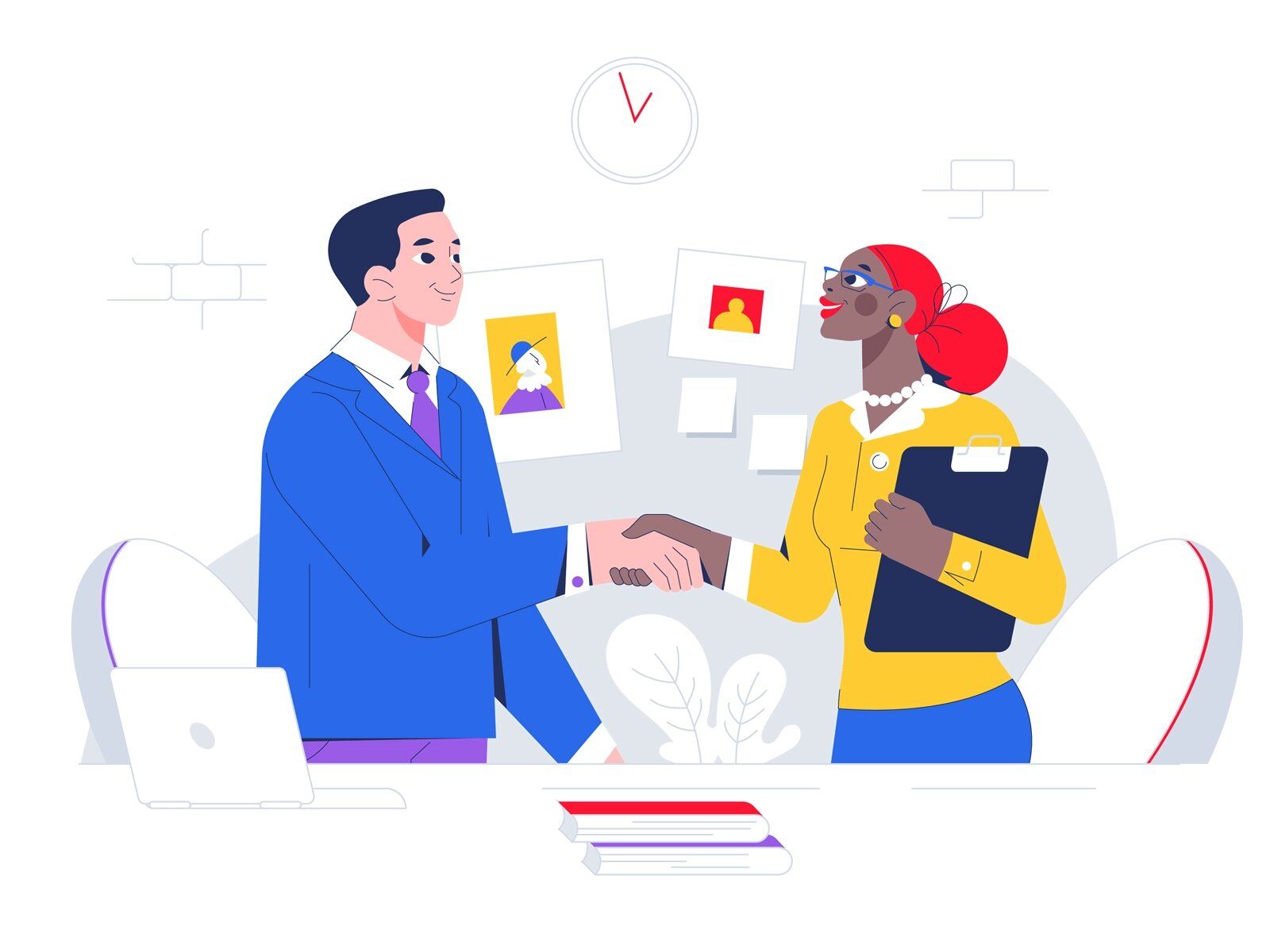 Finding the right partner takes quite a lot of time but is definitely worth it! (*image by [Teo Bichinashvili](https://dribbble.com/teobichinashvili){ rel="nofollow" target="_blank" .default-md}*)