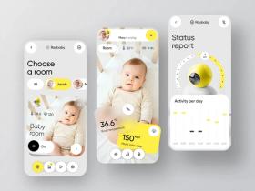 An example of a baby monitoring app