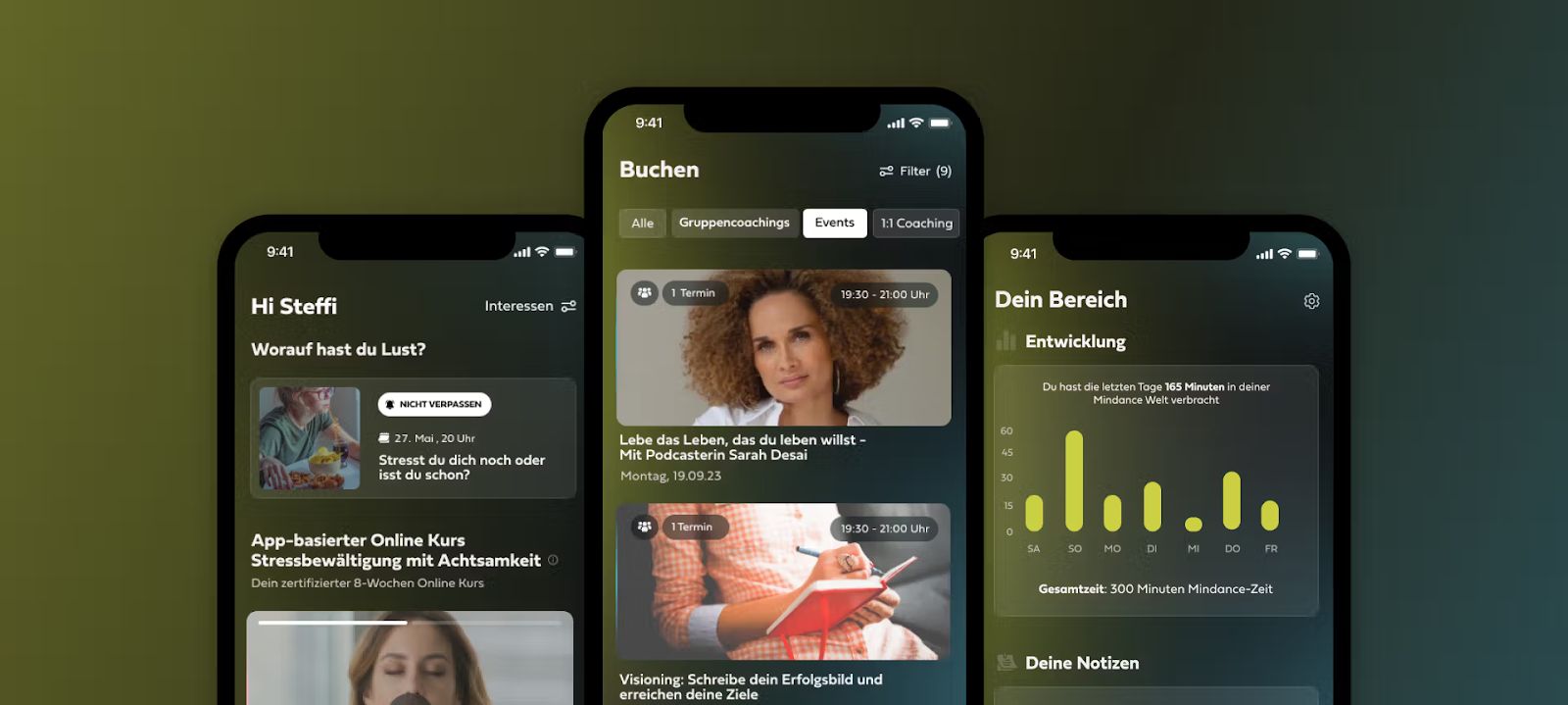 Mindance app by Stormotion