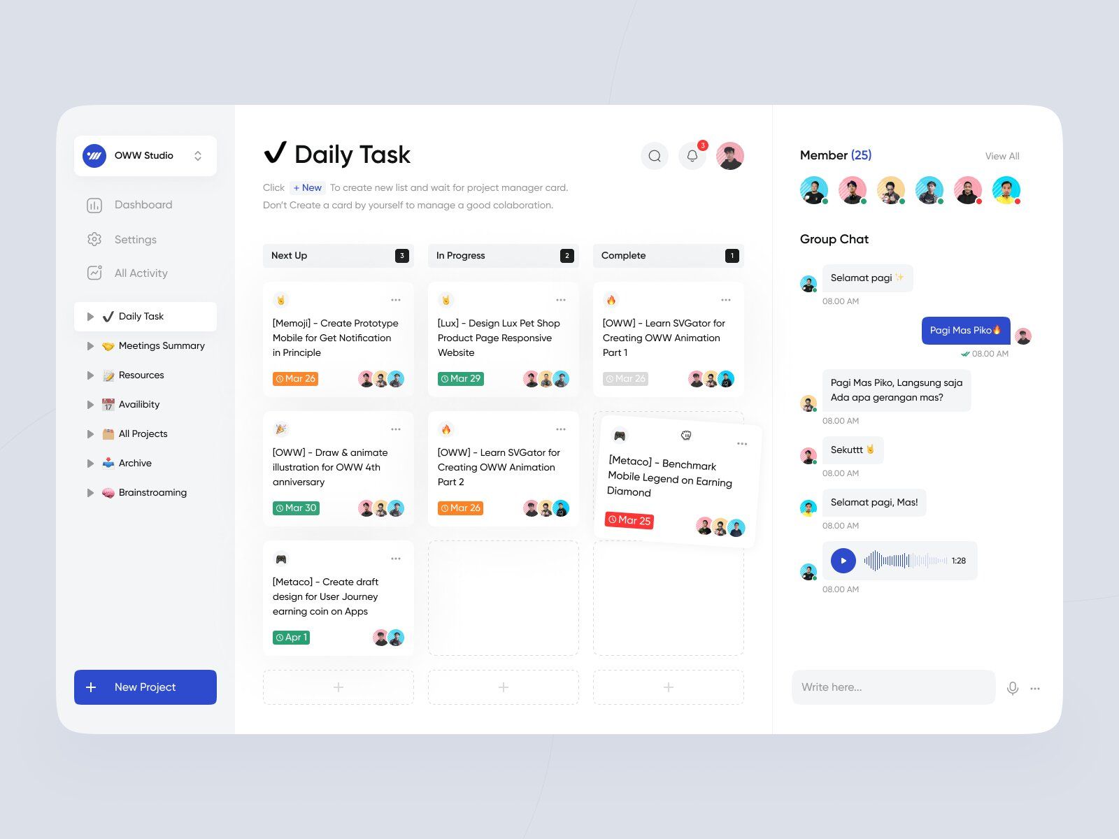 If you decide to build a task management app or web-product, 3rd-party integrations can help you with project management and teams collaboration by covering additional features 