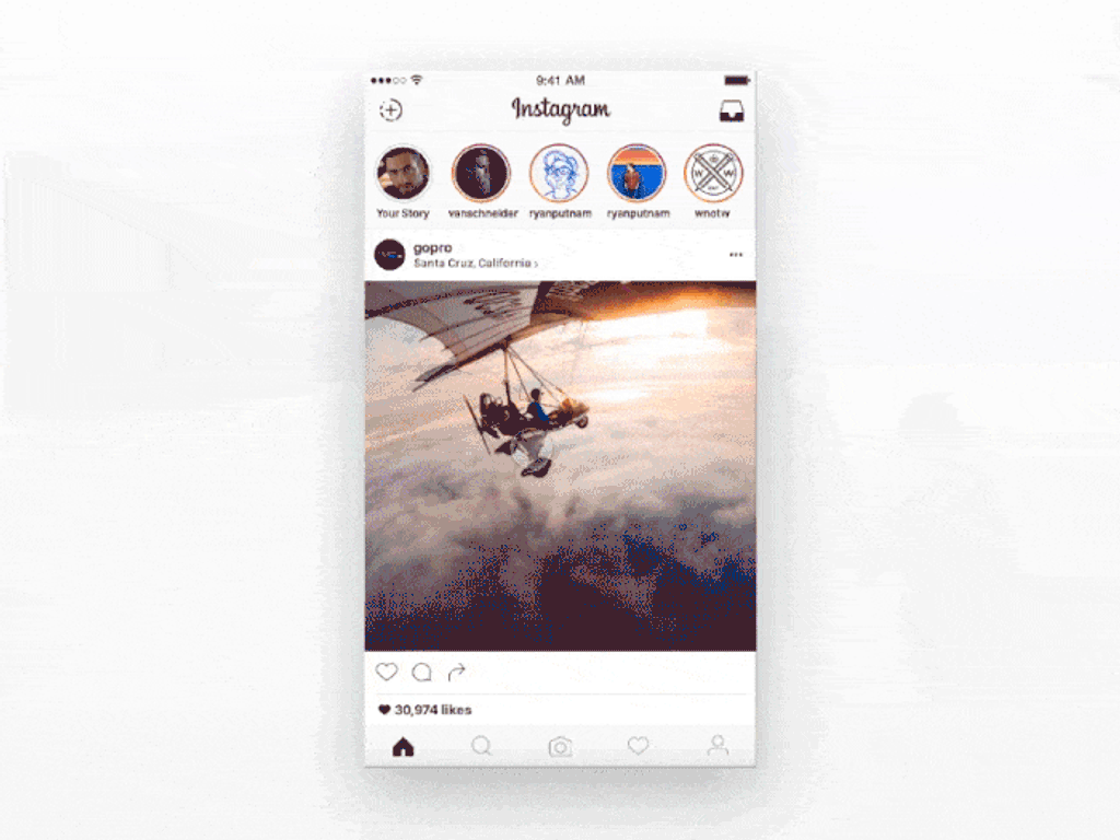 Well-known Instagram stories