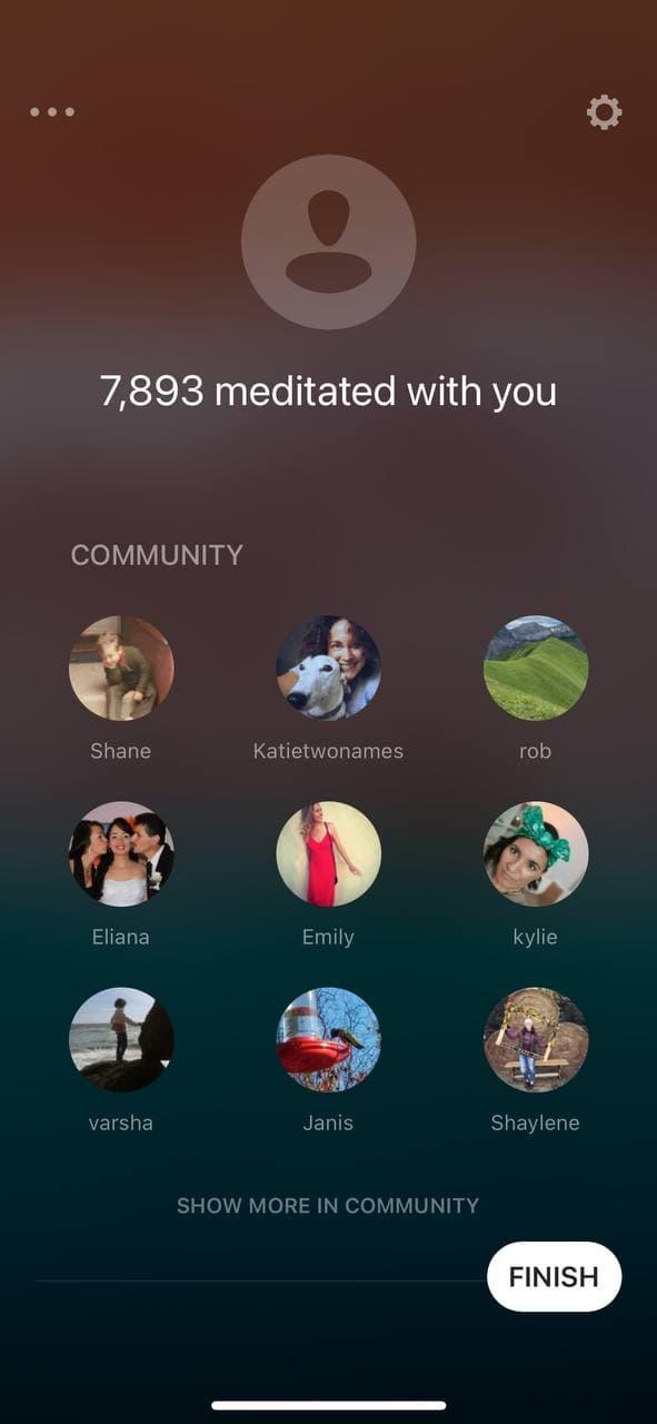 Headspace-like app for meditation with in-app purchases and affordable subscription price