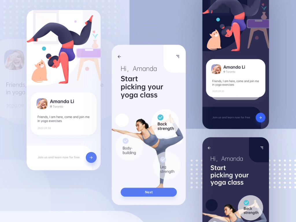 Yoga cross platform application