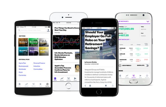 Bloomberg released React Native apps for both iOS and Android