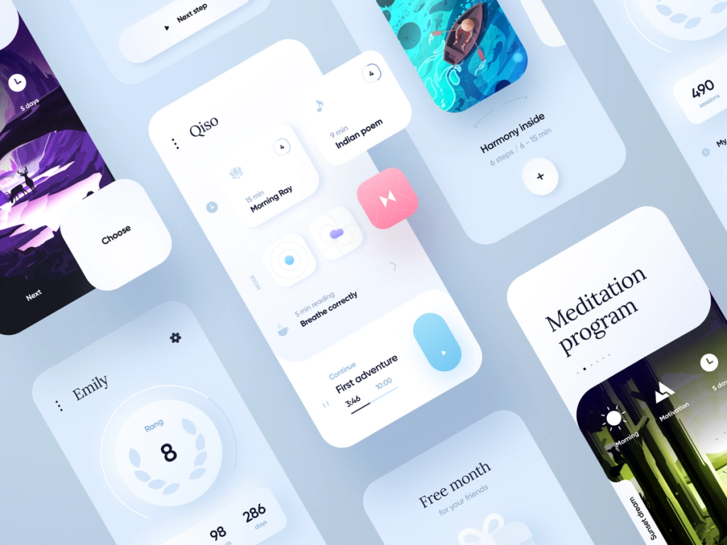 Type of meditation application