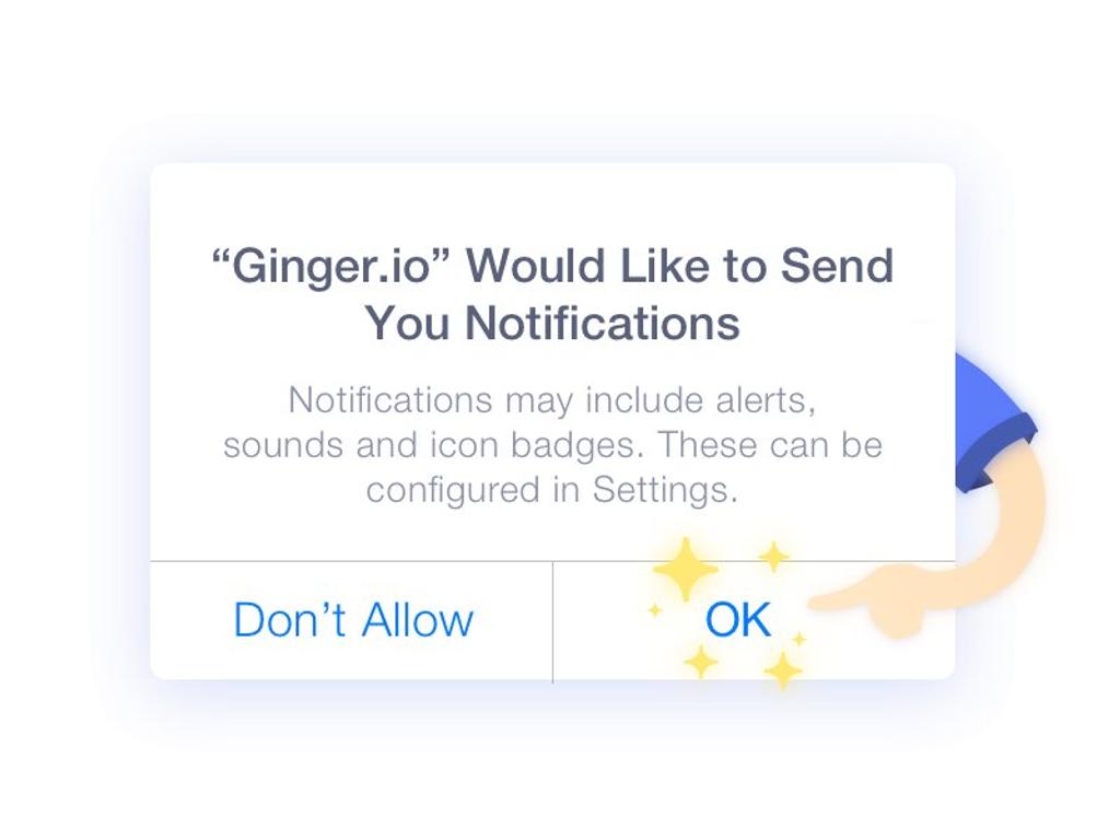 To create an online booking system, ask each client for permission to send notifications