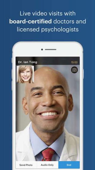 The app supports the telemedicine feature 
