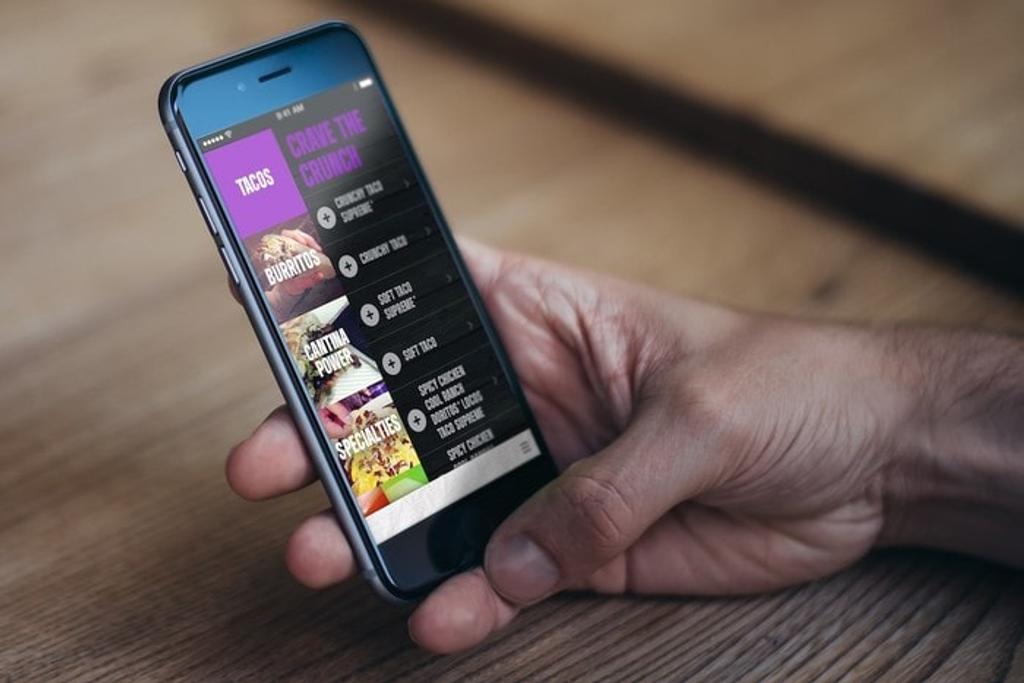 Taco Bell's app has a nice interface