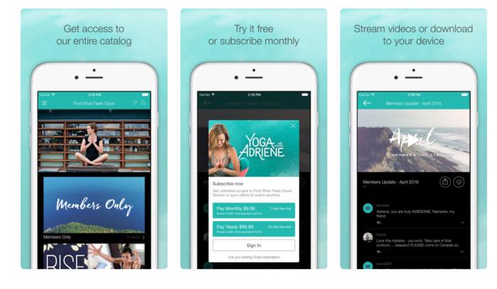 The FWFG Yoga with Adriene App