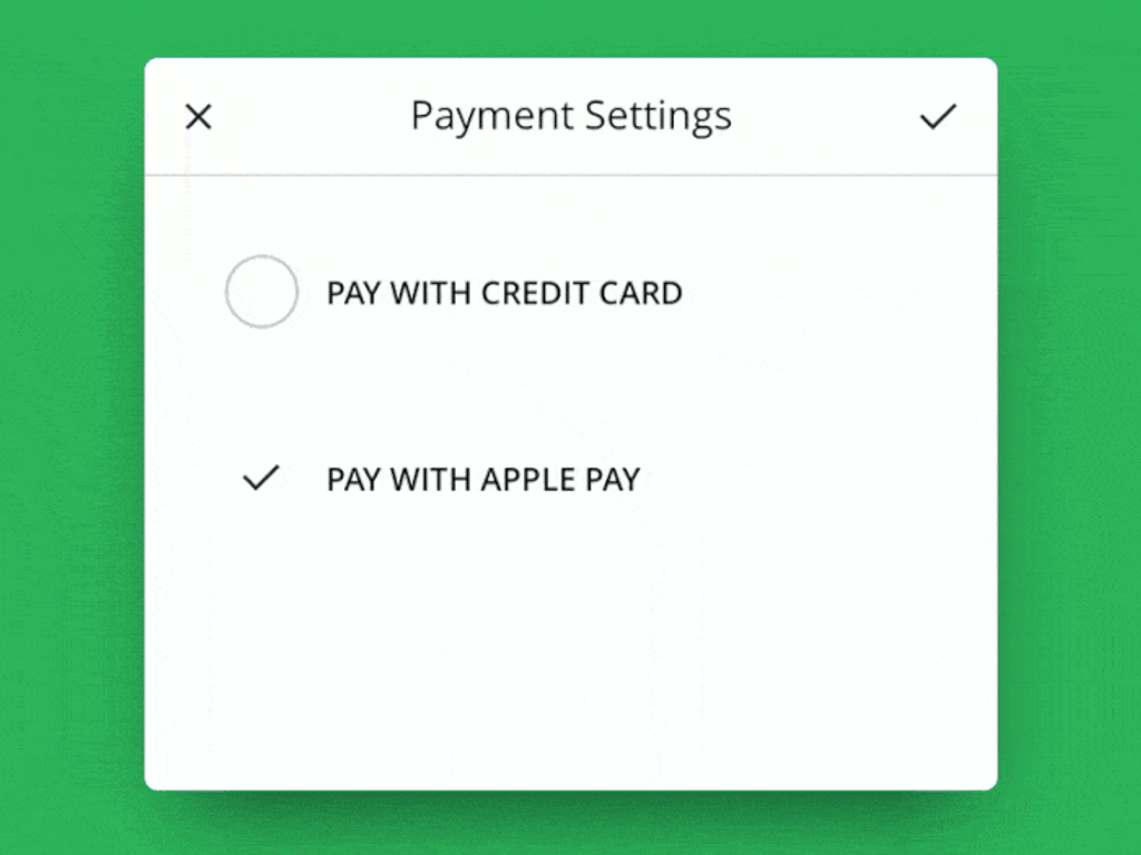 The payment process should be fast, easy and secure