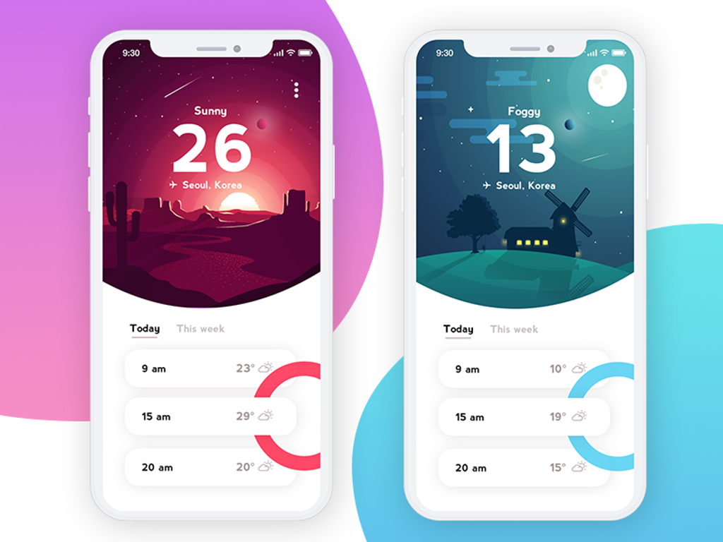 Choosing the right API greatly influences your app (*image by [Pentyakov](https://dribbble.com/pentyakov){ rel="nofollow" .default-md}*)
