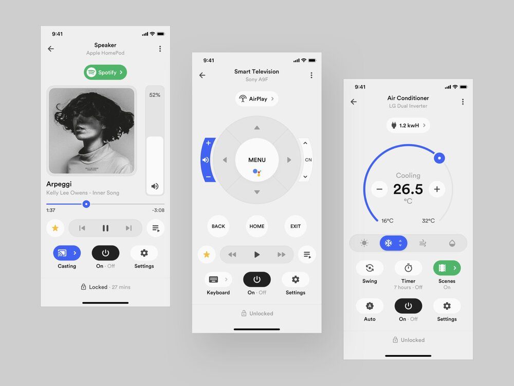 Home automation through Internet of Things devices requires capacious storages (*image by [7ahang](https://dribbble.com/7ahang){ rel="nofollow" target="_blank" .default-md}*)