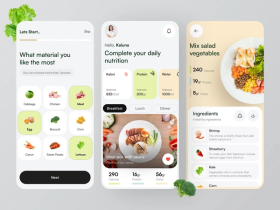 An example of a diet or nutrition app