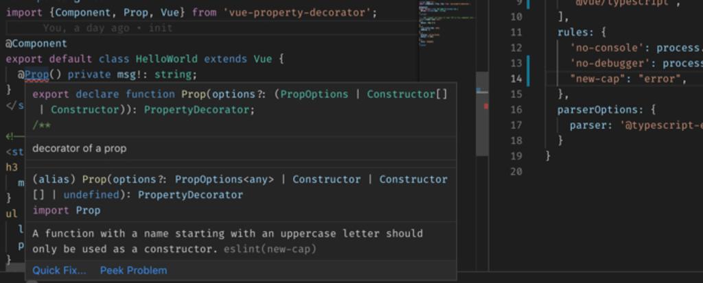 An example of how ESLint works