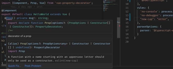 An example of how ESLint works