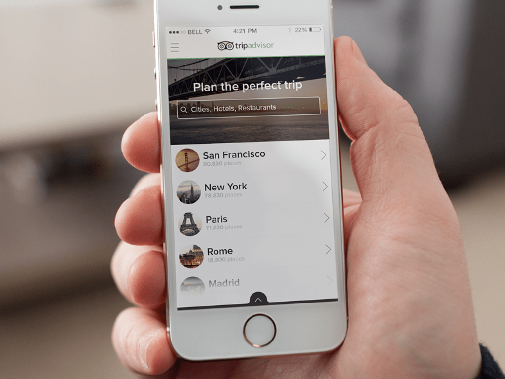 Travel apps can often replace a map and a guide (*image by [The Major](https://dribbble.com/themajor){ rel="nofollow" .default-md}*)