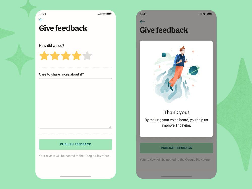 To build an appointment app or website, think about accepting the feedback from each client (*image by [Zlatko Najdenovski](https://dribbble.com/najdenovski){ rel="nofollow" target="_blank" .default-md}*)
