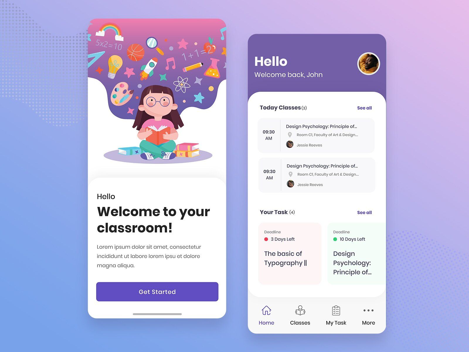 How to make an eLearning platform? Check this guide to find out how to create an education platform! (*image by [aPurple](https://dribbble.com/apurple){ rel="nofollow" .default-md}*)