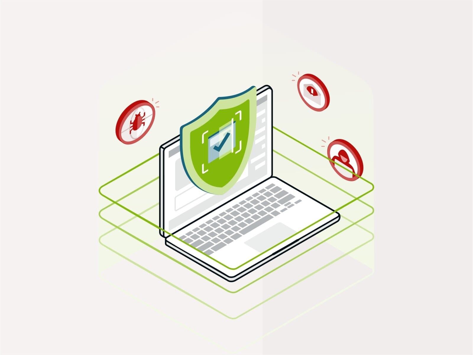 Security is of high importance for CRM software development (*image by [Aleksandar Savic](https://dribbble.com/almigor){ rel="nofollow" target="_blank" .default-md}*)