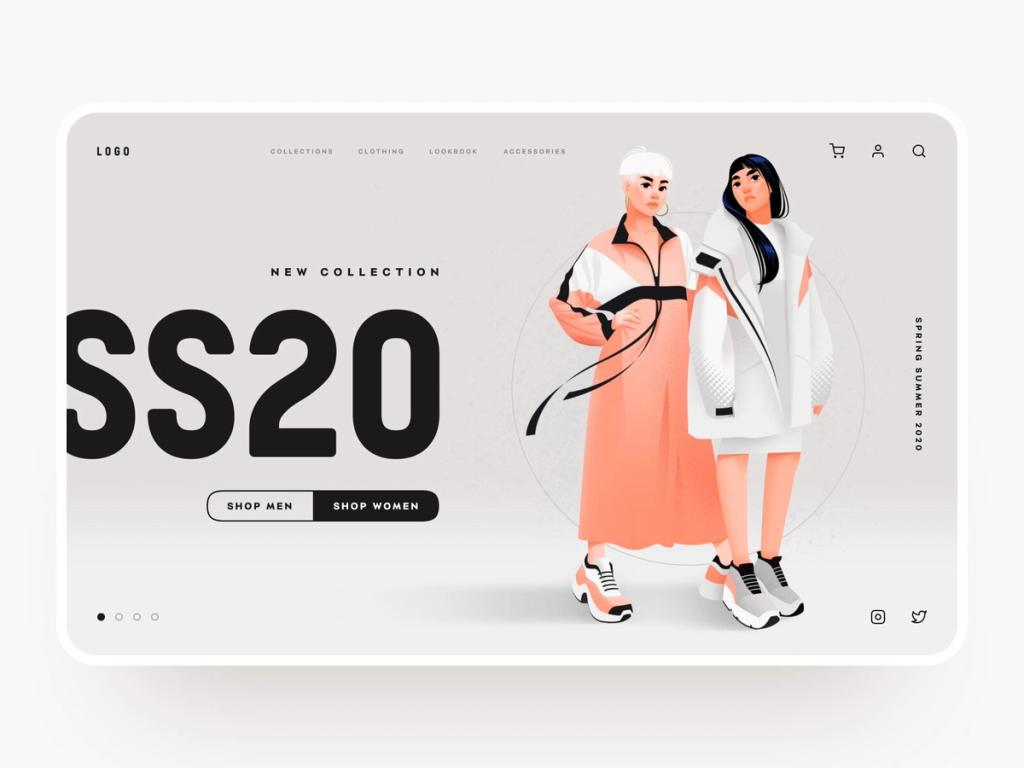 eCommerce website for clothes