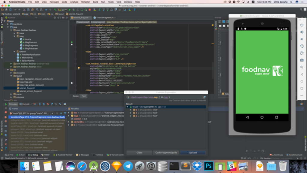 Android Studio is a usual "workplace" for Android developers