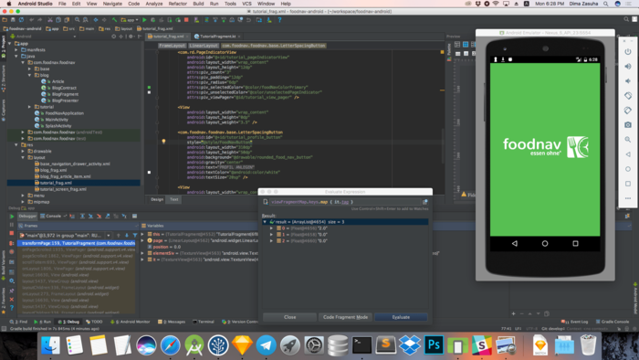 Android Studio is a usual "workplace" for Android developers