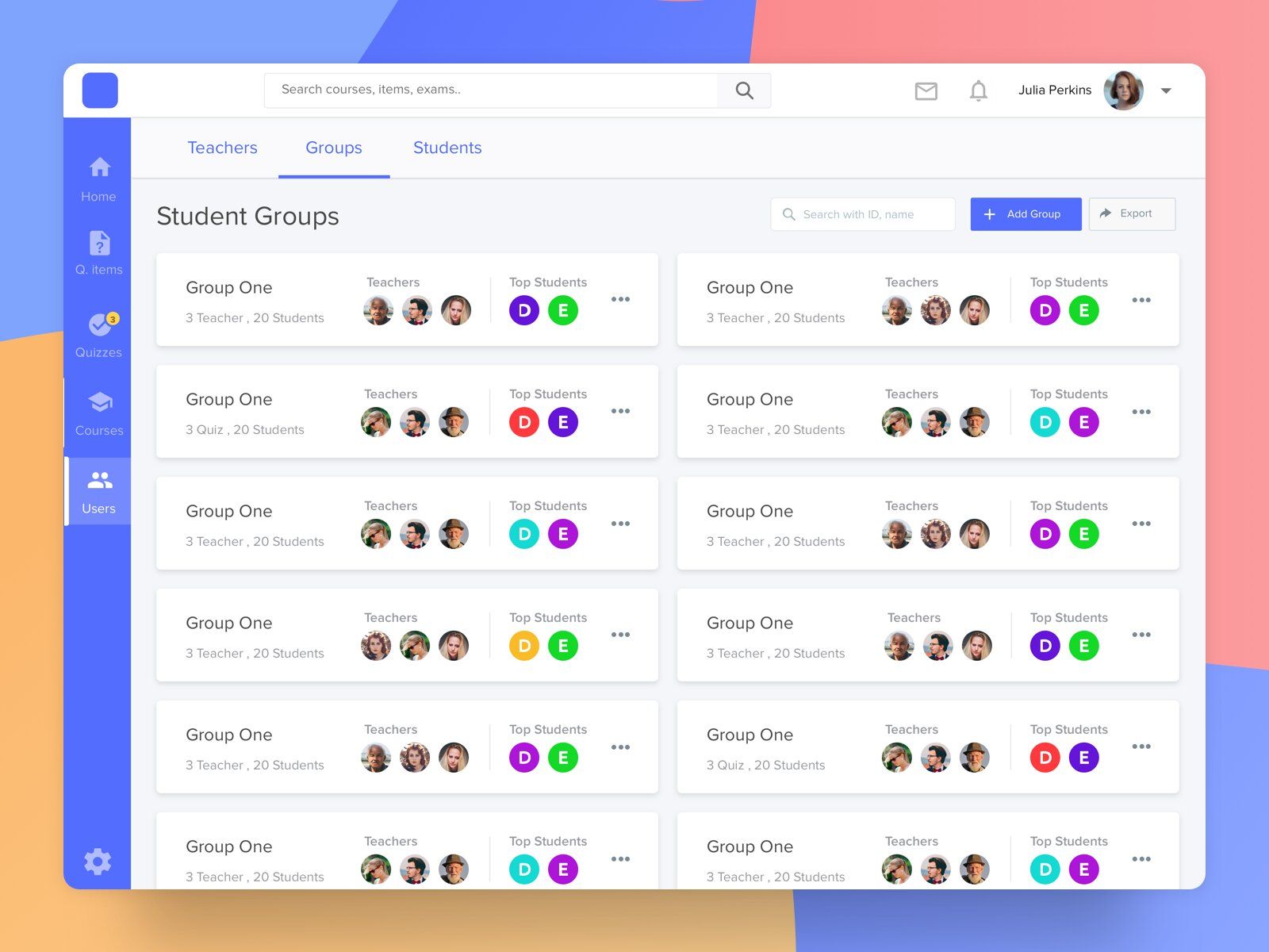 Participants list with assignments (*image by [Mohamed Kamal](https://dribbble.com/Menius_){ rel="nofollow" .default-md}*)