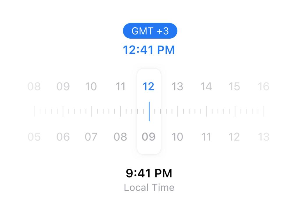 Time zone differences