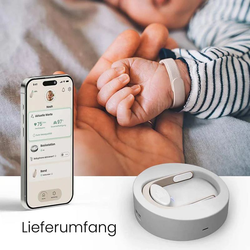 The Lilio companion app allows parents to track their infant’s vitals