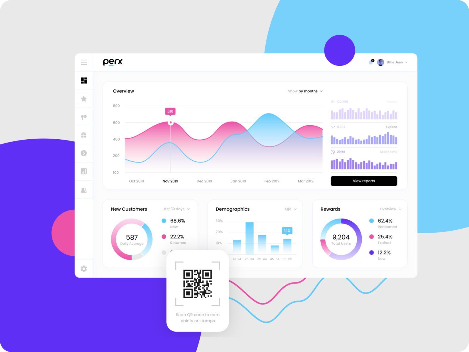 CRM functionality within web-based ERP software (*image by [ezh_inthe_tuman](https://dribbble.com/ezh_inthe_tuman){ rel="nofollow" target="_blank" .default-md}*)