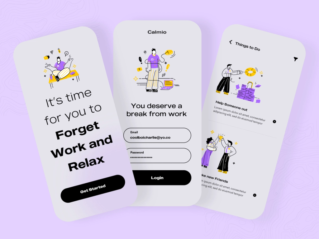 An example ofa corporate fitness app