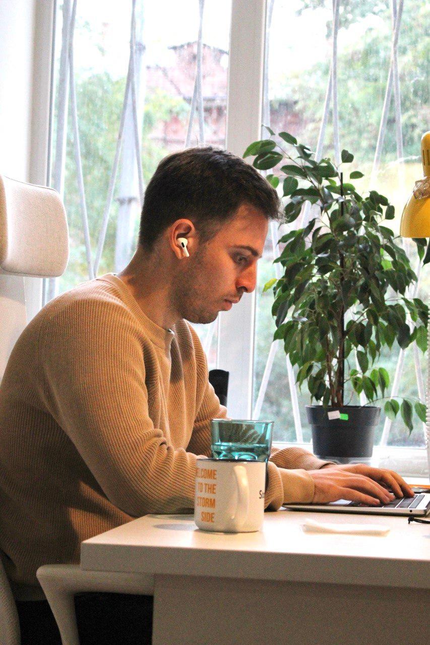Our co-founder Roman