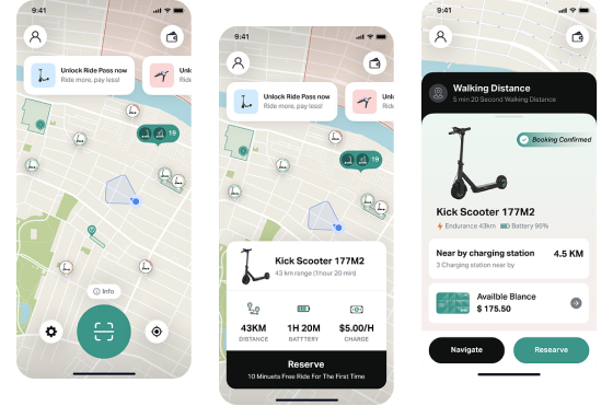 On-Demand eScooter App